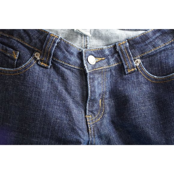 Wet Seal Jeans Juniors Size 7 Low Rise Flare Bootcut Stretch Blue Denim - Picture 9 of 10